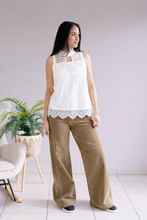 Load image into Gallery viewer, Spring Whispers Lace Top- White
