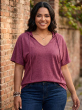 Load image into Gallery viewer, Weekend Wanderer Hooded Tee (multiple color options)
