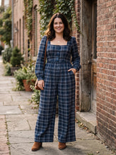 Load image into Gallery viewer, Plaid About You Wide-Leg Jumpsuit (multiple color options)
