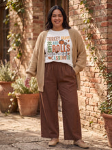 Load image into Gallery viewer, Turkey, Gravy &amp; Rolls Graphic Tee &amp; Sweatshirt (2 color options)
