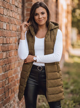 Load image into Gallery viewer, Layer Up Longline Puffer Vest (multiple color options)
