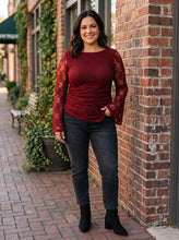 Load image into Gallery viewer, Romance in the Details Lace Blouse (multiple color options)
