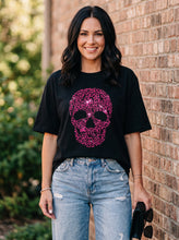 Load image into Gallery viewer, Pretty Deadly Rhinestone Skull T-Shirt
