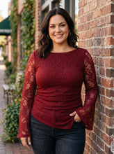 Load image into Gallery viewer, Romance in the Details Lace Blouse (multiple color options)
