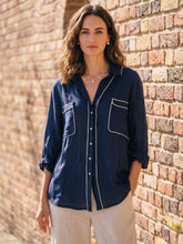 Load image into Gallery viewer, Timeless Contrast Trim Shirt (multiple color options)
