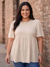 Load image into Gallery viewer, Simply Sweet Pom-Pom Blouse
