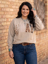 Load image into Gallery viewer, Pray About It Appliqué Sweatshirt (2 color options)

