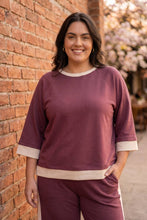 Load image into Gallery viewer, Cool Moments Colorblock Crewneck Raglan Sleeve Top

