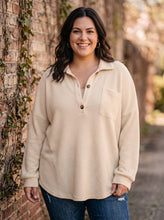 Load image into Gallery viewer, Cozy Cabin Waffle Pullover (multiple color options)
