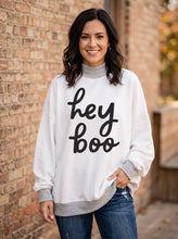Load image into Gallery viewer, Boo Two Ways Reversible Halloween Sweatshirt
