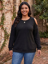 Load image into Gallery viewer, Peek A Boo Waffle Knit Top (multiple color options)

