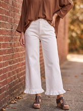Load image into Gallery viewer, Willow Breeze Ruffle Hem Jeans
