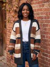 Load image into Gallery viewer, Pumpkin Patch Stroll Striped Cardigan (multiple color options)

