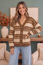 Load image into Gallery viewer, Stripe a Pose Knit Cardigan
