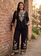 Load image into Gallery viewer, Bloom &amp; Grace Embroidered Set (multiple color options)
