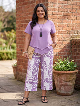 Load image into Gallery viewer, Effortless Escape Layered Top and Cropped Pants Set (multiple color options)
