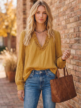 Load image into Gallery viewer, Timeless Charm Frill Blouse (multiple color options)

