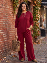 Load image into Gallery viewer, Easy Does It Wide-Leg Pants Set (multiple color options)
