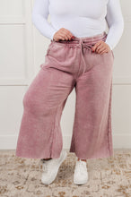 Load image into Gallery viewer, In or Out Wide Leg Cropped Pants in Light Rose
