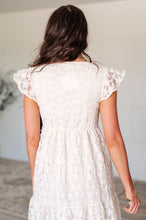 Load image into Gallery viewer, It&#39;s Giving Goddess V-Neck Flutter Sleeve Dress
