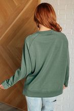 Load image into Gallery viewer, It&#39;s The Little Things Relaxed Scuba Pullover in Dark Forest
