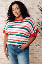 Load image into Gallery viewer, It's a Go Striped Knit Top
