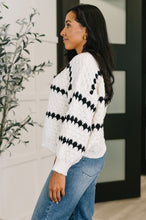 Load image into Gallery viewer, Ivy Lane Textured Sweater in White and Black
