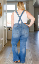 Load image into Gallery viewer, Izzy Control Top Retro Flare Overalls by Judy Blue
