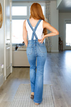 Load image into Gallery viewer, Izzy Control Top Retro Flare Overalls by Judy Blue
