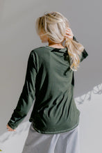 Load image into Gallery viewer, Olive Whisper Henley

