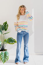 Load image into Gallery viewer, Rose Mist Stripe Sweater
