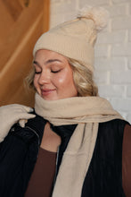 Load image into Gallery viewer, Jane Frost Beanie, Glove, and Scarf Set in Beige
