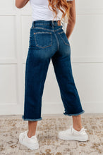 Load image into Gallery viewer, JUDY BLUE Janice High Rise Button Fly Wide Leg Crop Jeans
