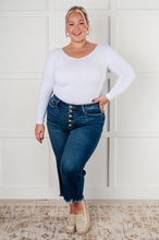 Load image into Gallery viewer, JUDY BLUE Janice High Rise Button Fly Wide Leg Crop Jeans

