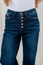 Load image into Gallery viewer, JUDY BLUE Janice High Rise Button Fly Wide Leg Crop Jeans
