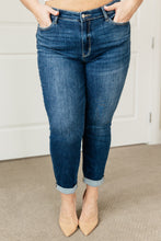 Load image into Gallery viewer, London Midrise Cuffed Boyfriend Jeans by Judy Blue
