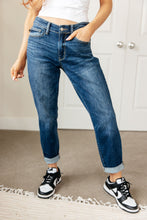 Load image into Gallery viewer, London Midrise Cuffed Boyfriend Jeans by Judy Blue
