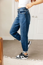 Load image into Gallery viewer, London Midrise Cuffed Boyfriend Jeans by Judy Blue
