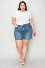 Load image into Gallery viewer, Samantha High Waist Slim Denim Shorts by Judy Blue
