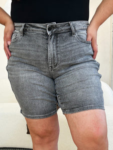 Melody High Waist Washed Denim Shorts by Judy Blue