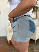 Load image into Gallery viewer, Color Block Denim Shorts by Judy Blue
