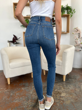 Load image into Gallery viewer, Judy Blue Cuffed Hem Low Waist Skinny Jeans
