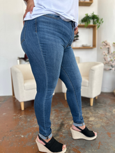 Load image into Gallery viewer, Judy Blue Cuffed Hem Low Waist Skinny Jeans
