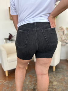High Waist Tummy Control Denim Shorts by Judy Blue
