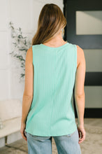 Load image into Gallery viewer, Just Give In Ribbed Knit Tank in Mint
