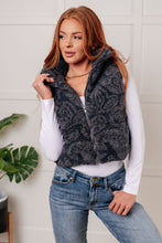 Load image into Gallery viewer, Just One More Layer Paisley Sherpa Print Vest
