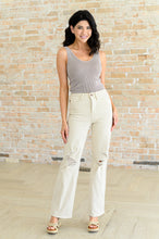 Load image into Gallery viewer, JUDY BLUE Selena High Rise Distressed 90's Straight Jeans in Bone
