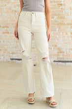 Load image into Gallery viewer, JUDY BLUE Selena High Rise Distressed 90's Straight Jeans in Bone
