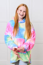 Load image into Gallery viewer, Kids Oversized Hoodie Blanket in Rainbow
