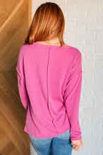 Load image into Gallery viewer, Kinda Sorta Ribbed Top in Magenta
